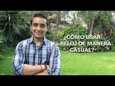 Usar reloj de manera casual