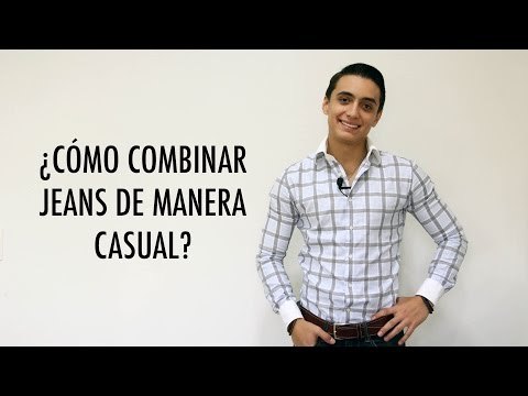Combinar jeans de manera casual
