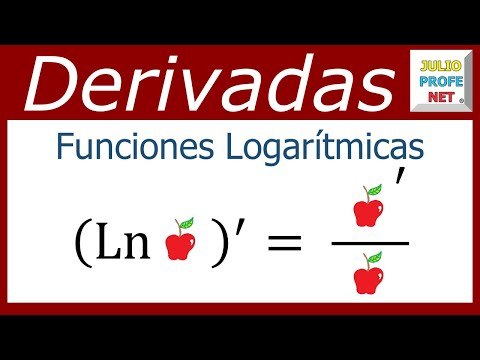 Derivar funciones logarítmicas