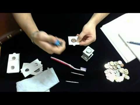 Cómo guardar y clasificar una colección de monedas.