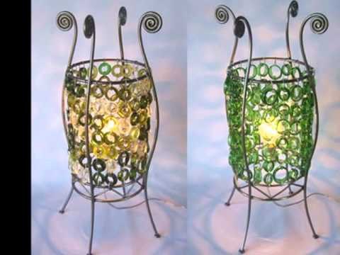 Reciclando botellas de vidrio