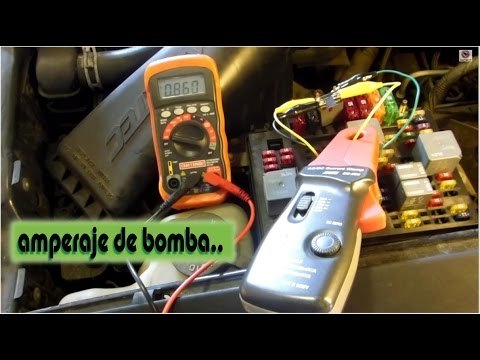 Como medir amperaje de bomba de gasolina