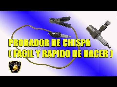 Probador de bujias casero