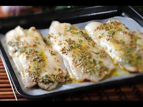 Receta filete de pescado al horno a la mostaza