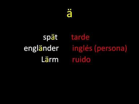 Pronunciar en Alemán 2