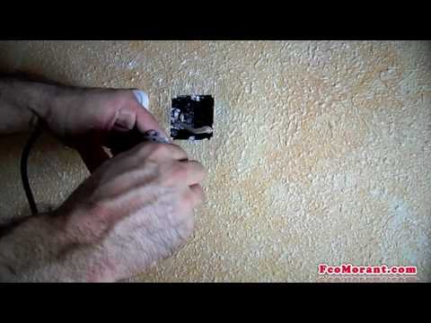 Como empotrar el cable de la antena - 2