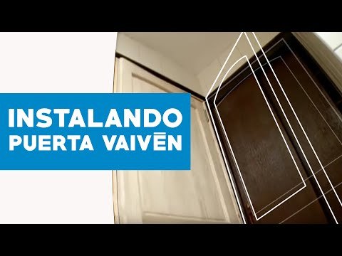 Instalación de puertas de vaiven