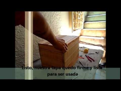 Caja de herramientas con madera de palets