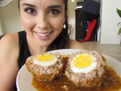Albondigas rellenas de huevo