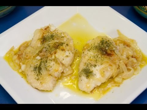 Receta de pescado encebollado