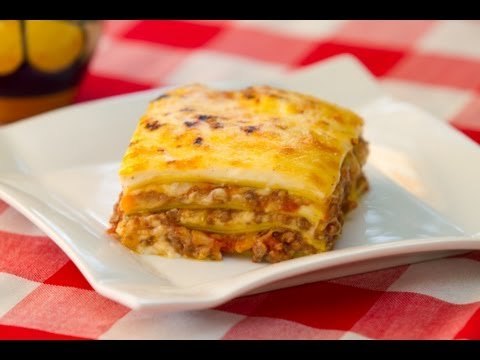 Lasaña de carne