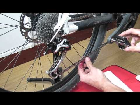 Cómo engrasar la cadena de bicicleta