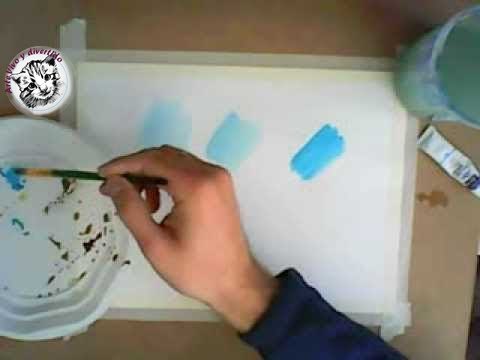 Técnicas de pintura con acuarela