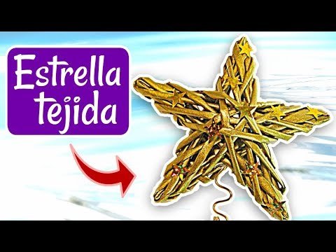 Adornos navideños. Estrellas de papel