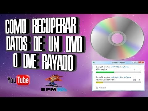Recuperar información de un CD o DVD rayado 
