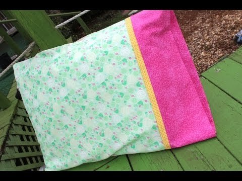 Como hacer una funda de almohada