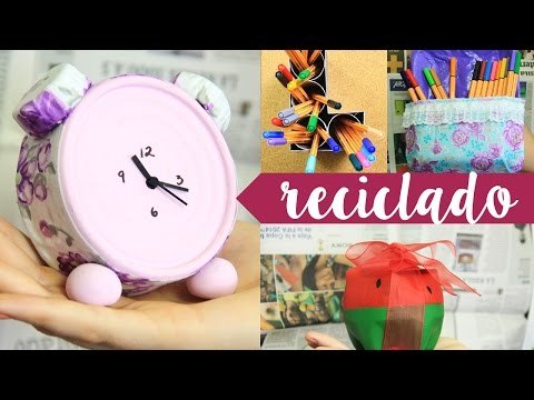 Ideas de manualidades con material reciclado