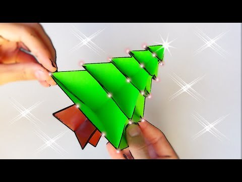 Arbol de Navidad de papel