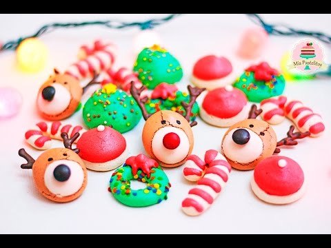 Suspiros de merengue navideño