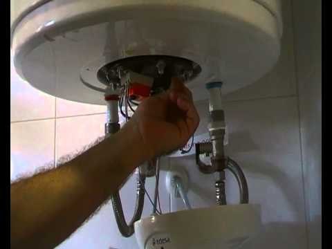 Desmontar resistencia de un termotanque