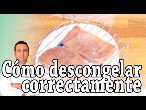 Descongelar alimentos correctamente
