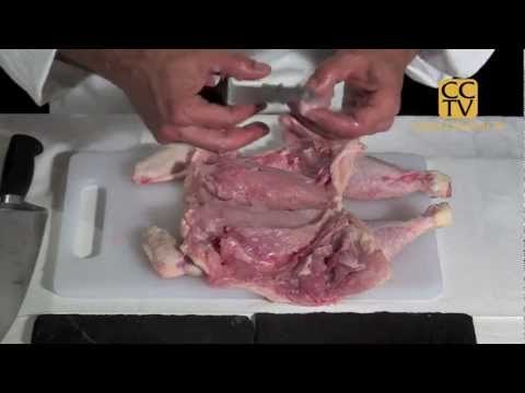 Como deshuesar un pollo para rellenar