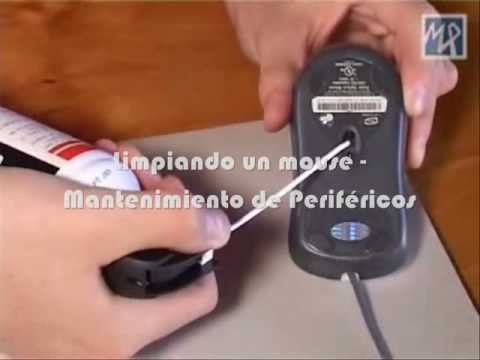 Como limpiar un mouse óptico 