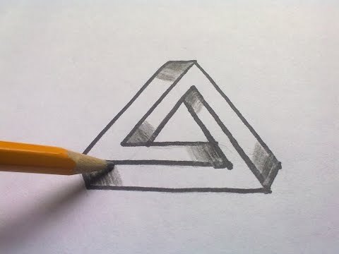 Aprende a dibujar "El Triangulo Imposible"