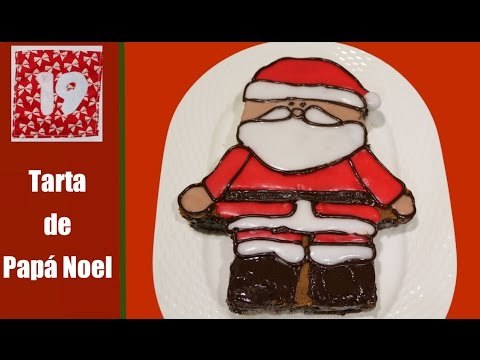 Tarta de Navidad de Santa