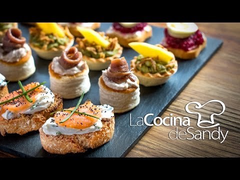 Preparar Canapés en 15 minutos