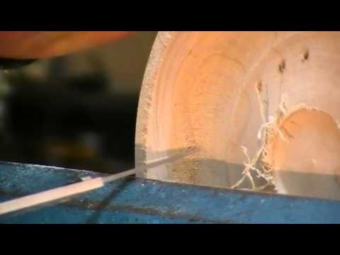 Técnica del vaciado en el torno de madera