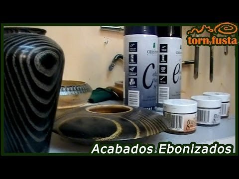 Técnicas decorativas en el torneado en Madera