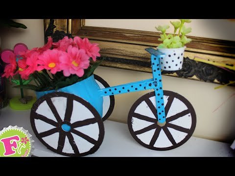 Florero en forma de Bicicleta