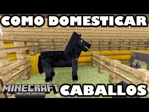 Domesticar caballos en Minecraft