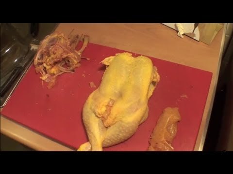 Como deshuesar un pollo