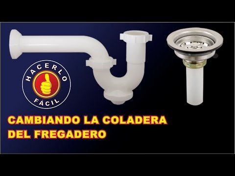 Cambiar la coladera del fregadero