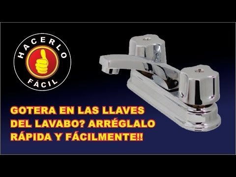 Arreglar goteras en el lavabo