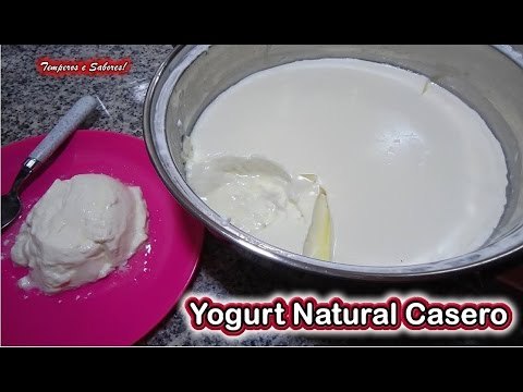 Como hacer Yogurt natural casero