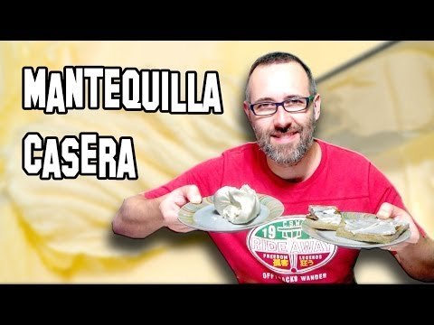Hacer mantequilla casera