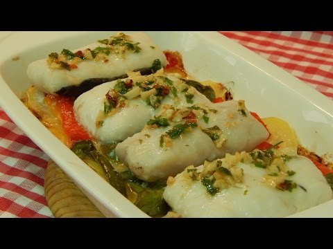Merluza al horno