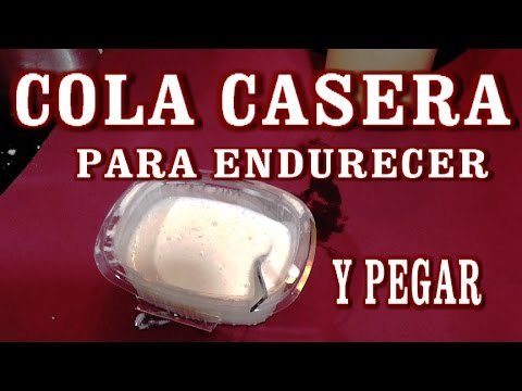 Como hacer pegamento caser