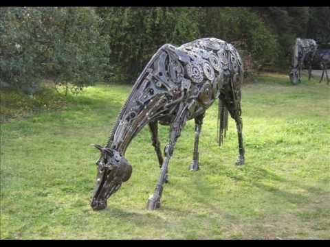 Esculturas - Caballos de hierro