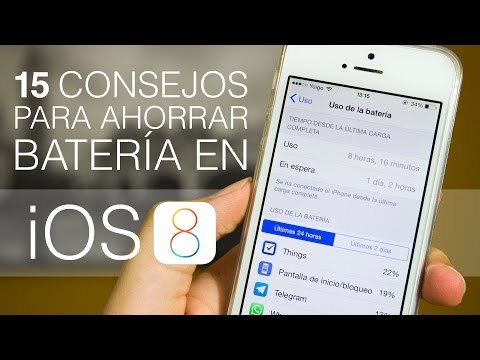 Consejos para ahorrar bateria en iOS 8