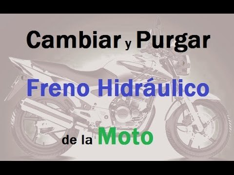 Purgar líquido de freno a disco en moto