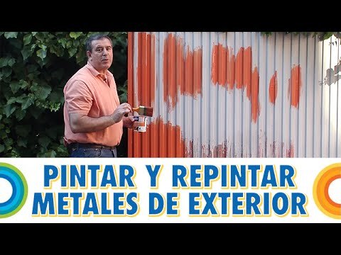 Pintar metales de exterior 