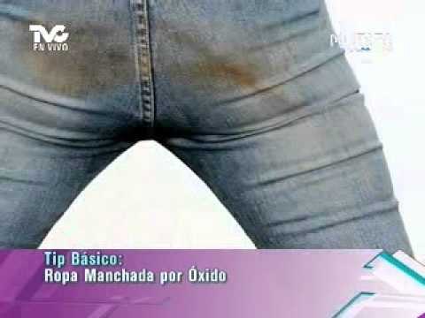 Manchas de óxido en la ropa