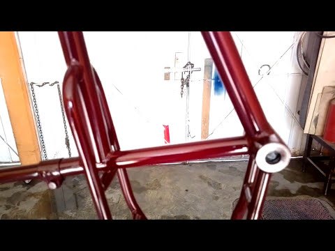 Pintar las bicicletas con spray