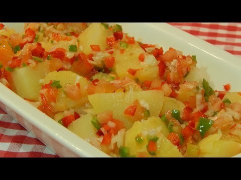 Ensalada de patatas con vinagreta
