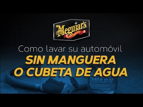 Lavar el coche sin manguera o cubeta de agua