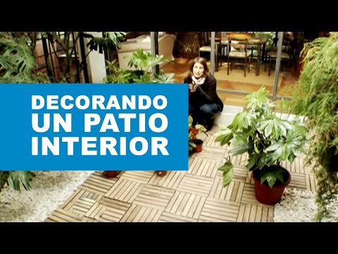 Decorar un patio interior